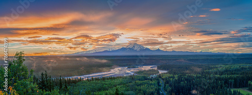 Tableau sur toile Alaskan Sunrise