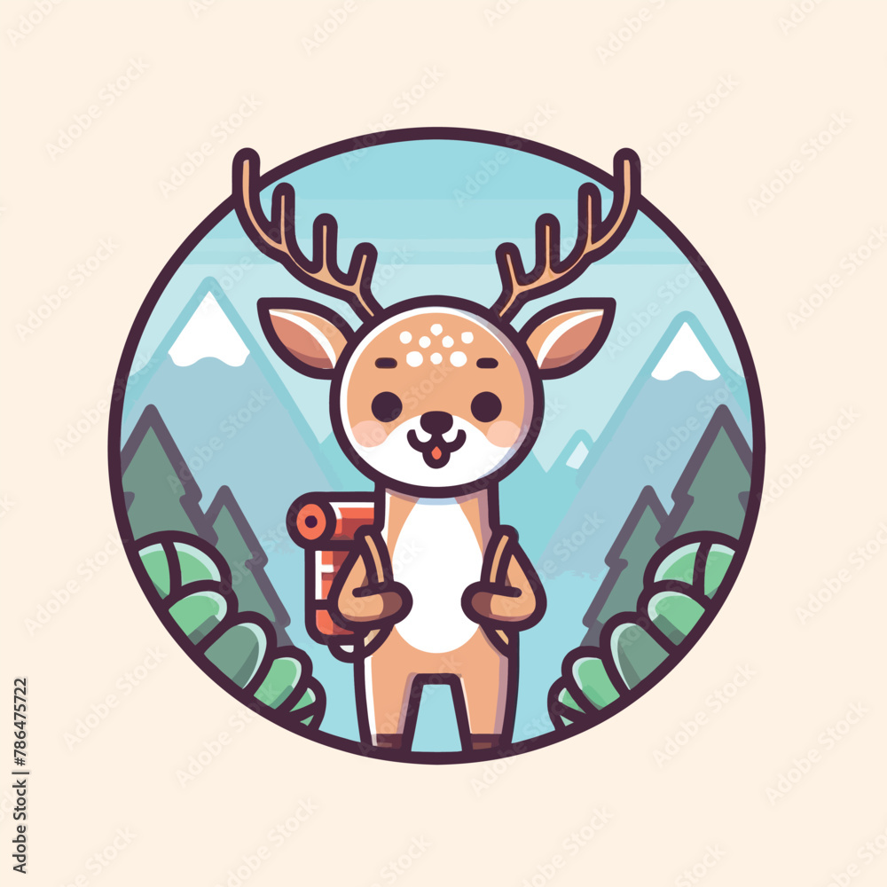 Deer vector illustration Deer vector illustration
