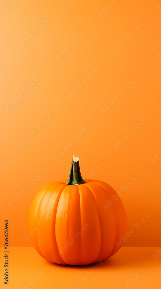 Orange pumpkin, halloween background Orange pumpkin, halloween background