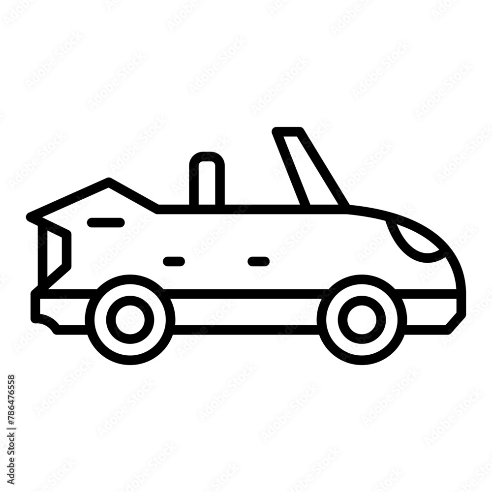 Convertible Car Icon