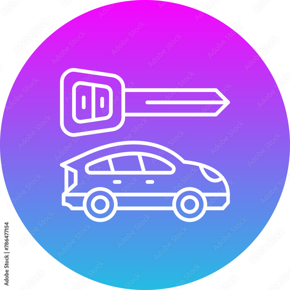 Car Key Icon