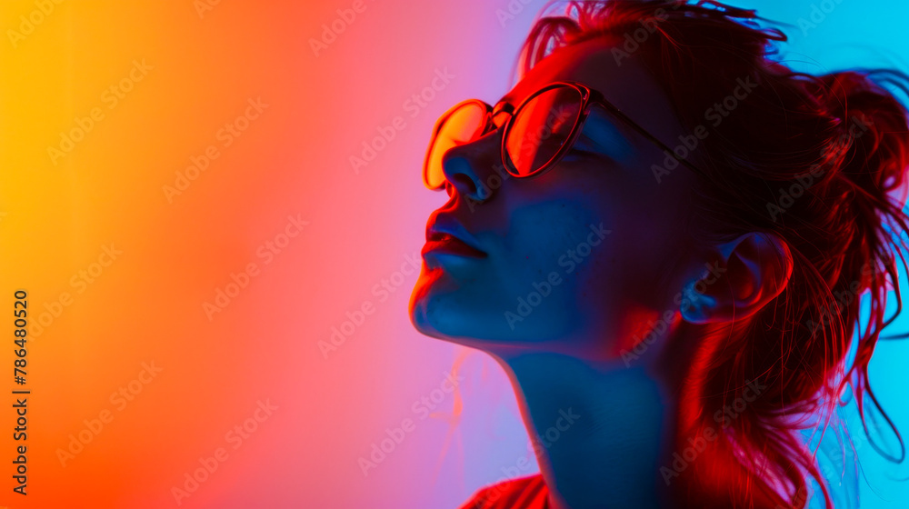 Person Exuding Pride on Subtle Gradient Background Person Exuding Pride on Subtle Gradient Background