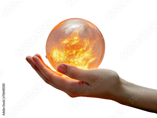 Hand with Glowing Orb