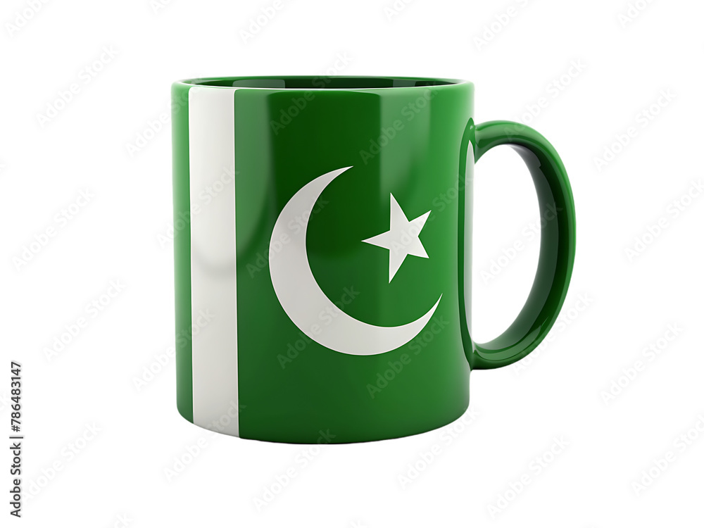 Obraz premium Pakistan independence day or mug