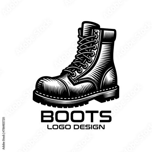 Boots Vector Logo Design