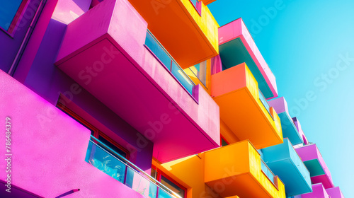 Minimalist Neo-Fauvist Architecture in Vivid Colors 
