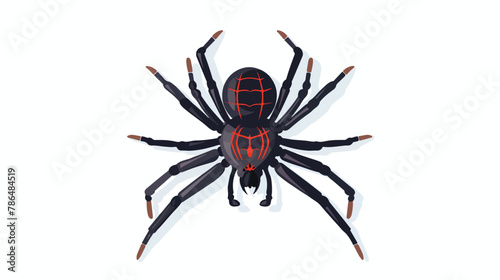 spider good flat Vector isolated on white background 