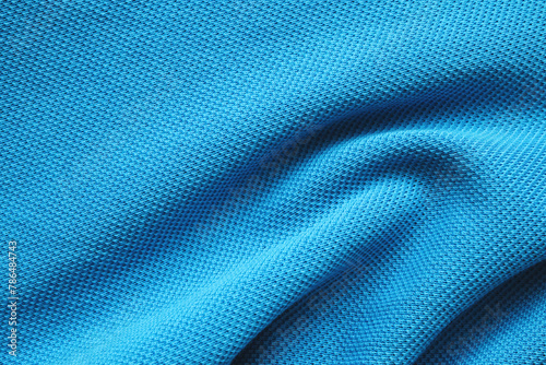 Abstract blue clothing fabric texture pattern background