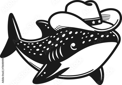 Whale Shark in a Cowboy Hat