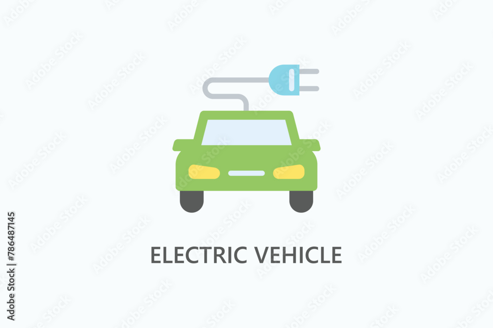 Electric Vehicle vector, icon or logo sign symbol illustration Electric Vehicle vector, icon or logo sign symbol illustration
