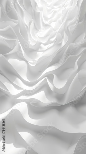 A white silk cloth with soft folds