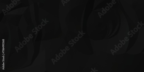 Black crumpled paper background texture pattern overlay. wrinkled high resolution arts craft and Seamless white crumpled paper. 