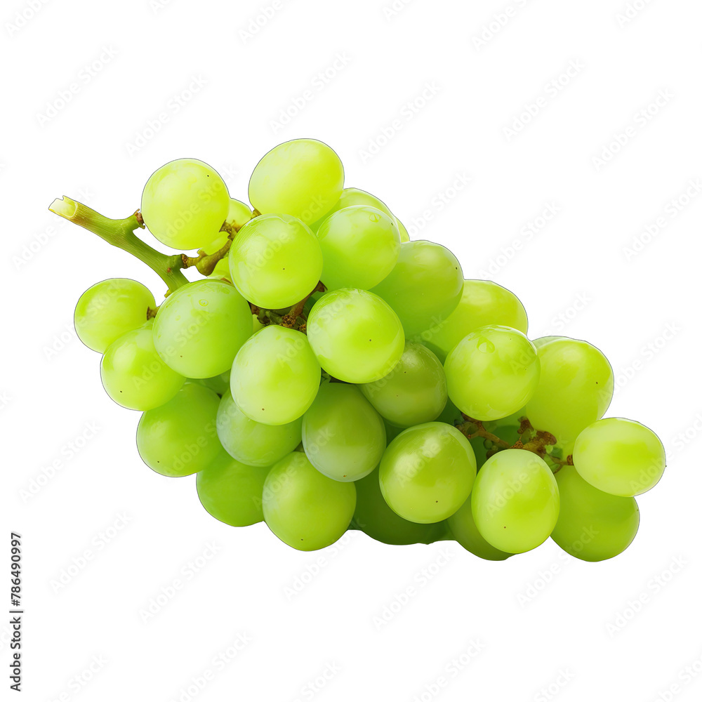 green grape isolated SVG on a transparent background