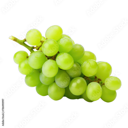 green grape isolated SVG on a transparent background