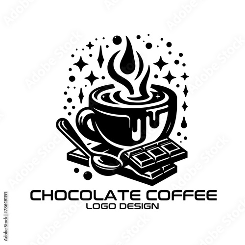 Chocolate Coffee Vector Logo Design