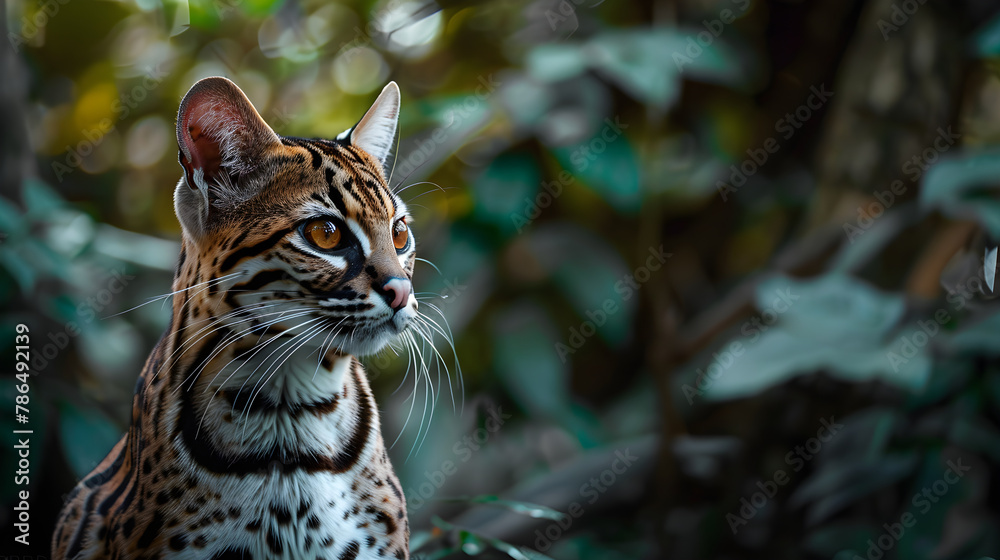 Oserving Nature's Art: The Ocelot - A Rare View into The Wild Cat's Natural Habitat