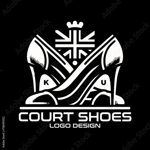 Court Shoes Vector Logo Design