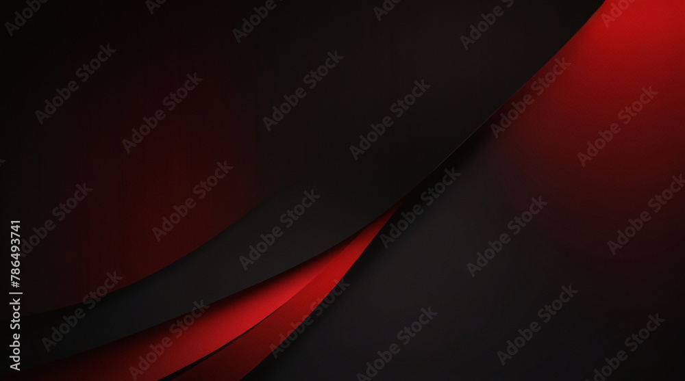 Obraz premium Abstraktes Rot und Schwarz sind helle Muster mit einem Farbverlauf mit Bodenwand, Metallstruktur, weichem Tech-Hintergrund, diagonalem Hintergrund, schwarz, dunkel, elegant, sauber und modern.