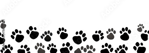 PNG Paws pattern backgrounds line copy space photo