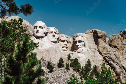Iconic Monument: Mt. Rushmore National Monument in 4K Video photo