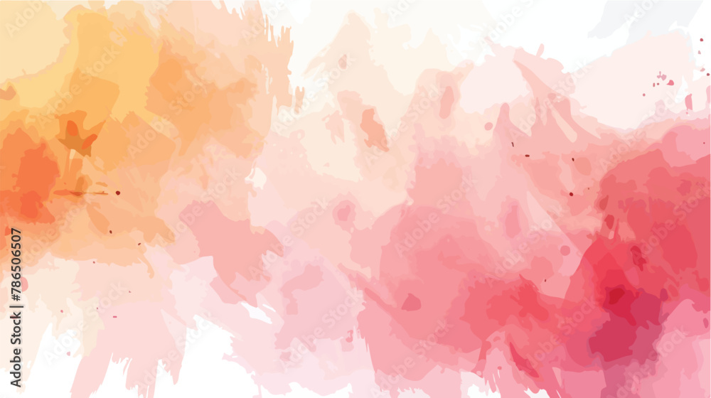 Vector watercolor background. Soft colored abstract te