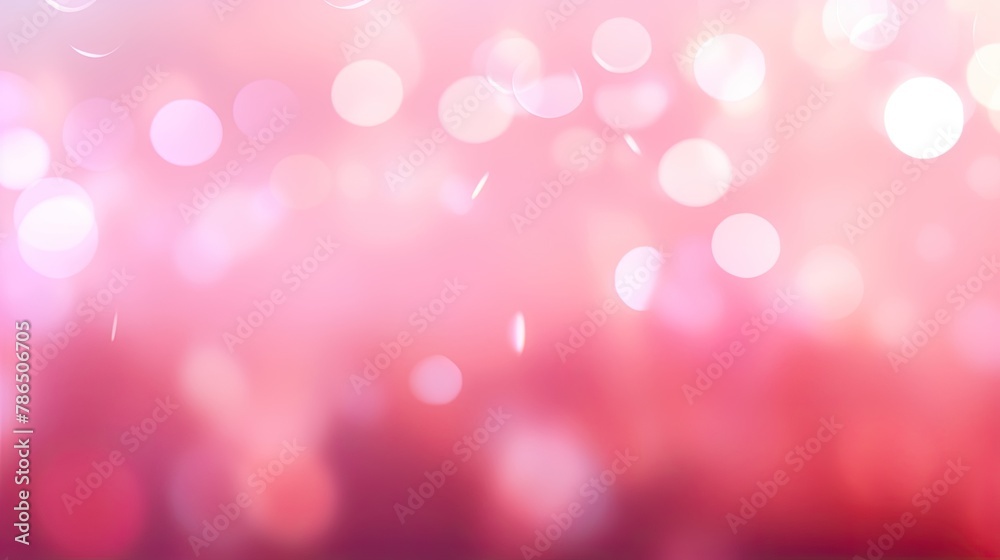 Abstract Gradient Pink Bokeh Glitter and Circle Sparkle on Blur Background Abstract Gradient Pink Bokeh Glitter and Circle Sparkle on Blur Background