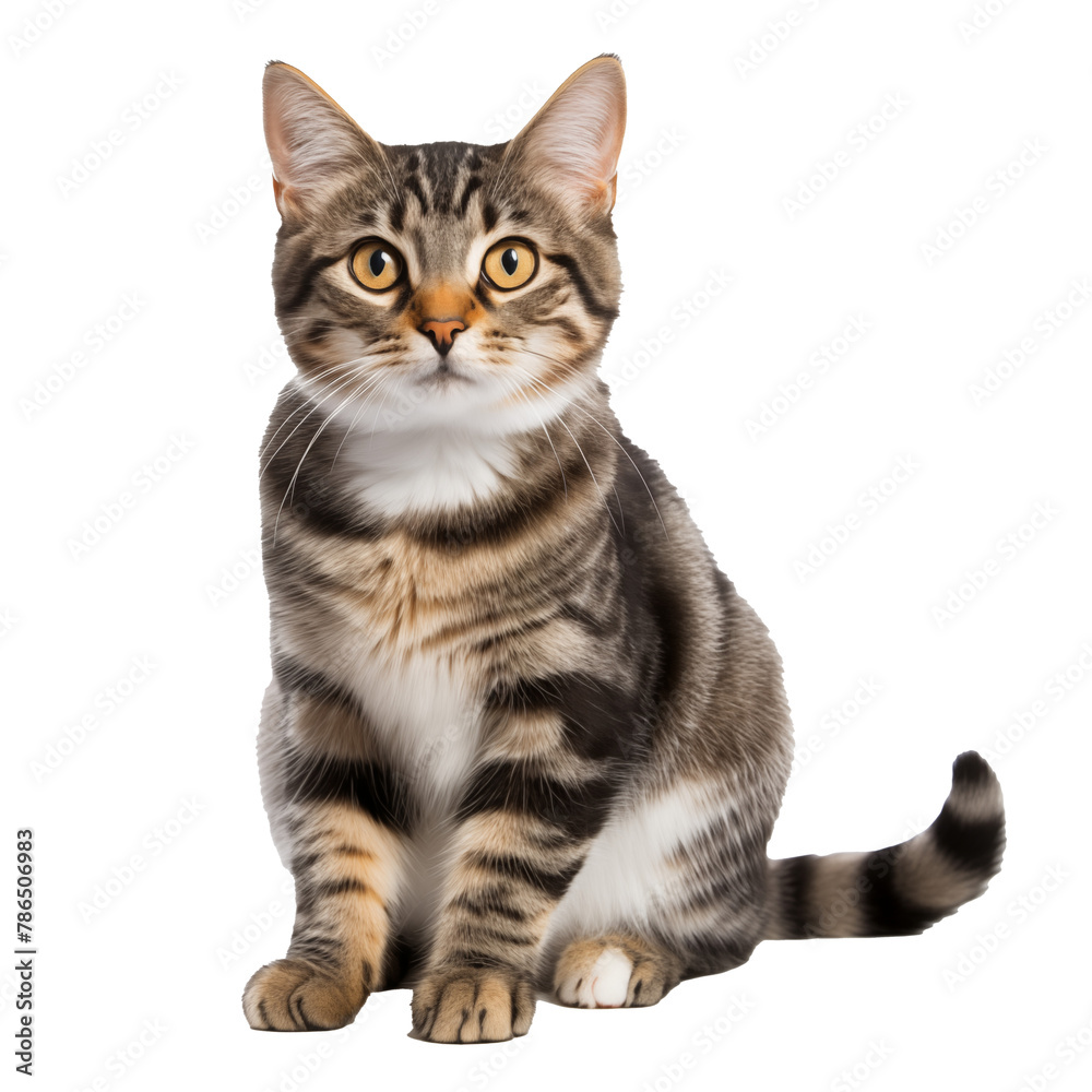 american_wirehair_isolated_on_white