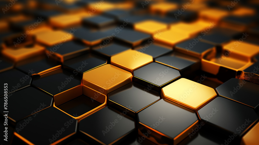 Obraz premium Abstract honey comb background art