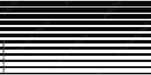 Line fade pattern. Faded halftone black lines isolated on white background. Degraded fades stripe for design print. Vector illustration. Eps file 432.