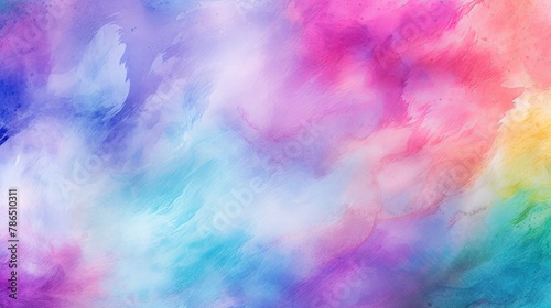 Wallpaper Mural Rainbow Colorful Painting Brush Strokes art Grunge Texture Abstract Watercolor Illustration Gradient Background Torontodigital.ca