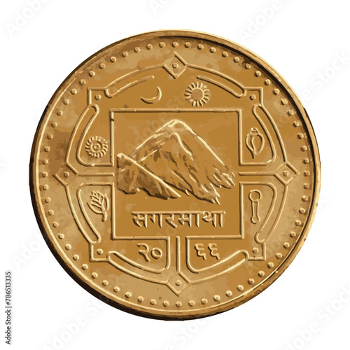 nepali-coin, nepali currency, coin cash