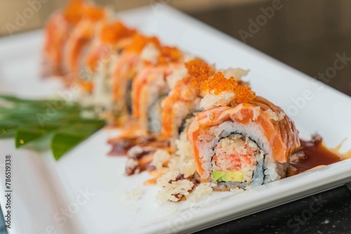 Salmon Sushi Rolls 7