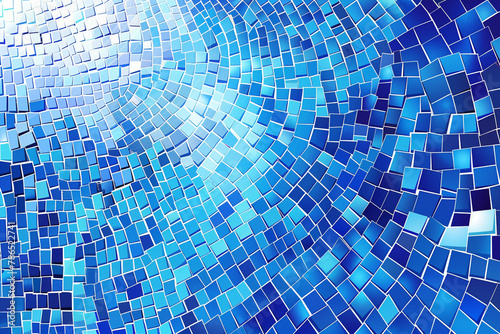Light BLUE vector abstract mosaic backdrop. An elegant bright illustration with gradient. Completely new template for your business desig