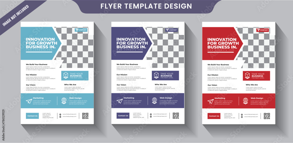 Corporate business flyer template design. Marketing, business proposal, promotion, advertise, publication, cover page