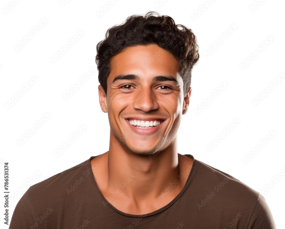 Obraz premium PNG Brazilian Men smile portrait laughing. AI generated Image by rawpixel.