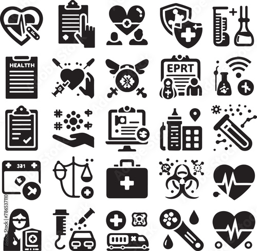 Healthcare Icons: Treatment, Prevention, Diagnosis & More