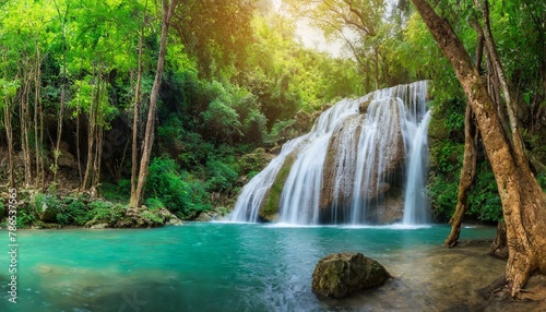 The Graceful Dance of a Thai Forest Waterfall