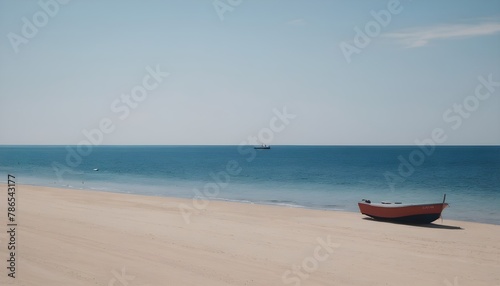 Beach with a boat