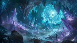 Mystical Crystalline Cave and Ancient Symbolism