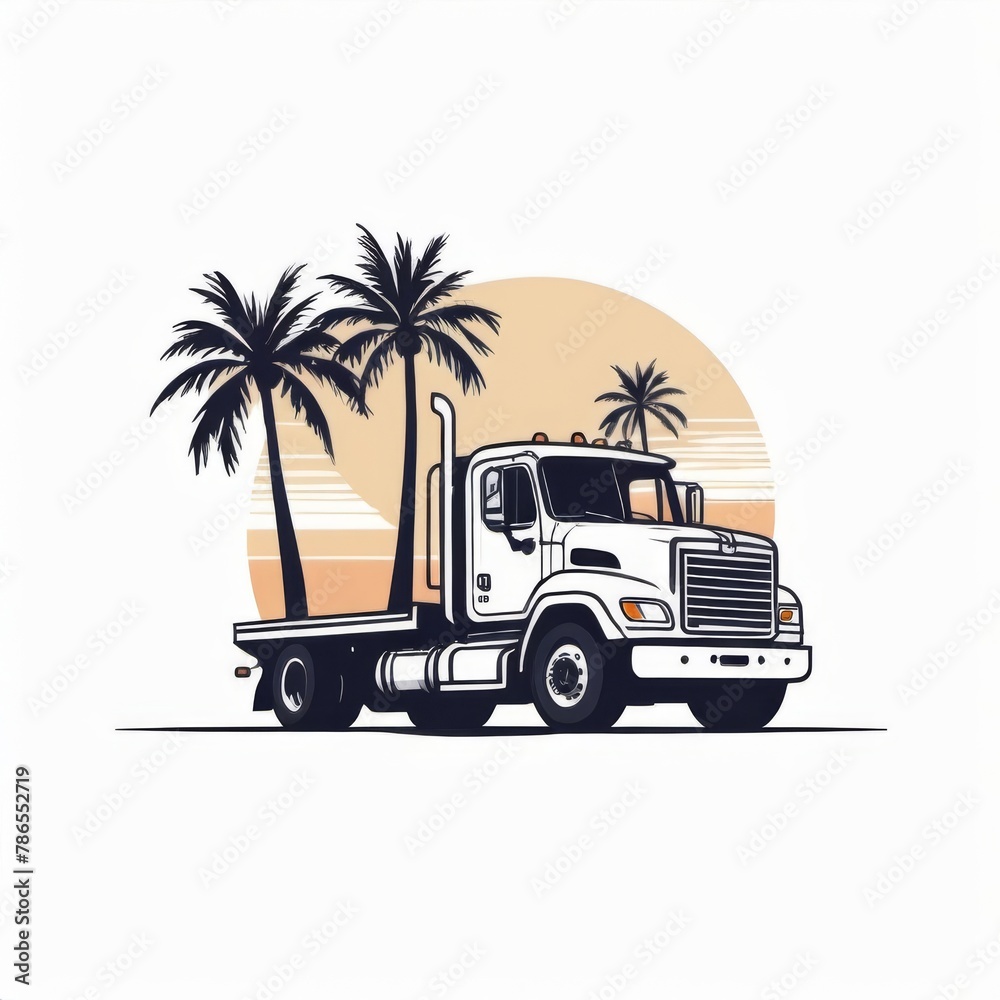 truck on the beach logo 