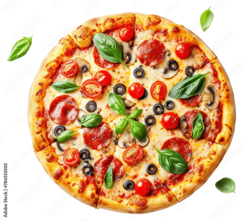 PNG Pizza food white background italian food PNG Pizza food white background italian food