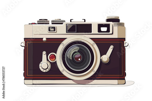 Camera Icon in trendy flat style isolated on white background 