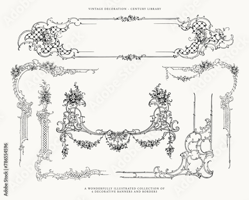 Chinoiserie Style Frames and Borders Perfect Wedding Invitations