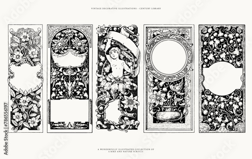 Nature Banners and Decorative Label Templates (ID: 786556197)