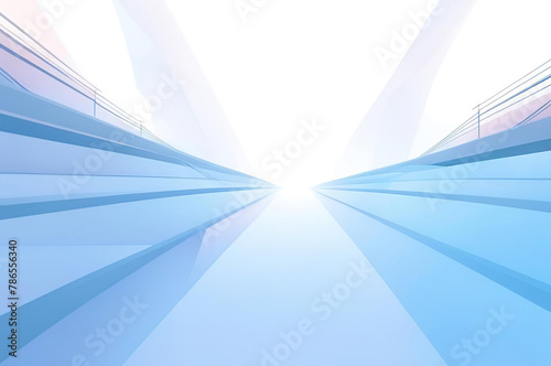 minimalistic abstract design bridge