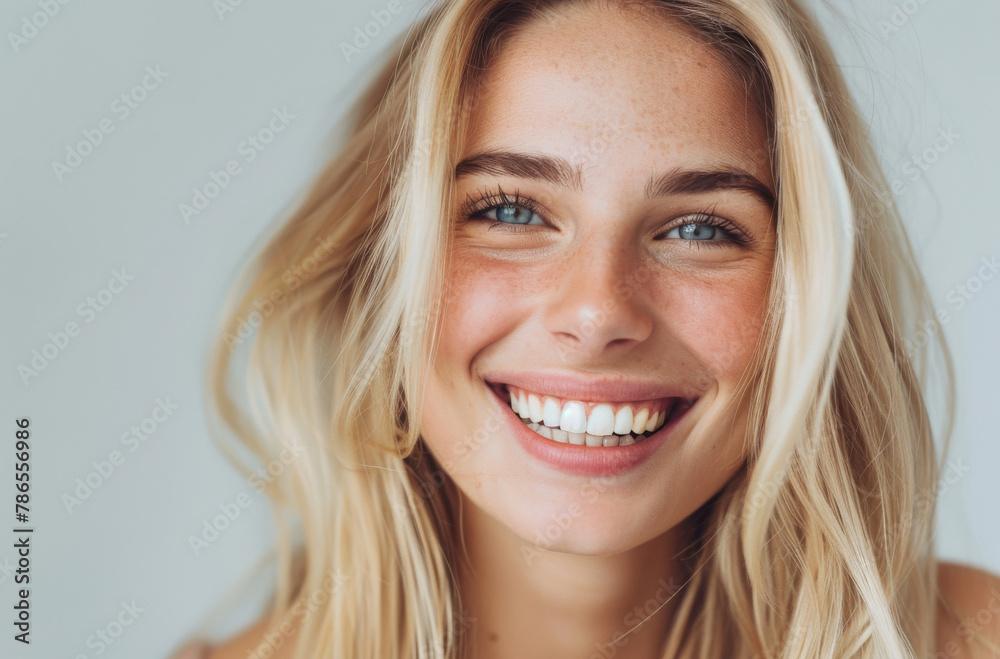 Studio, portrait and woman with smile for skincare, natural beauty and dermatology treatment. Female person, facial and confident with pride for healthy skin, cosmetics and self care in identity Studio, portrait and woman with smile for skincare, natural beauty and dermatology treatment. Female person, facial and confident with pride for healthy skin, cosmetics and self care in identity