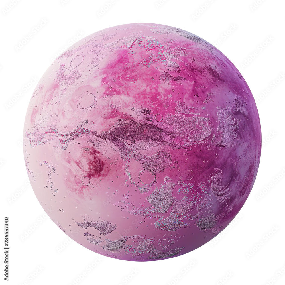 A pink planet on transparent background, png A pink planet on transparent background, png