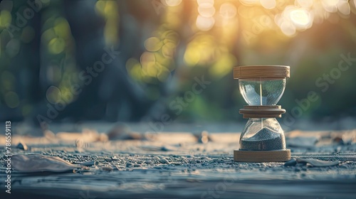 Time management strategies copy space background photo