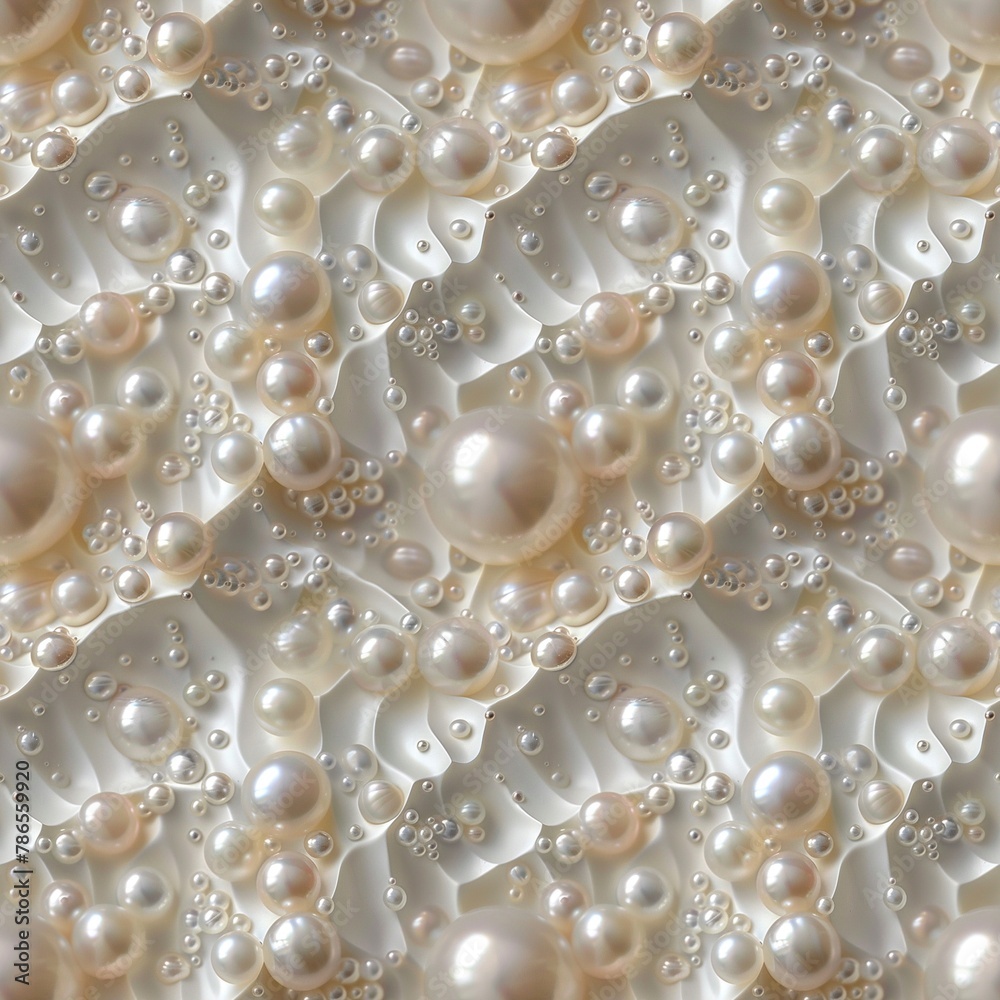 Elegant beige background with pearls. Seamless background. Elegant beige background with pearls. Seamless background.
