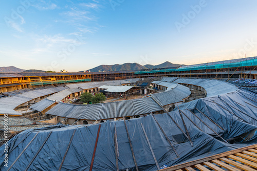 Daoyun Tower, Raoping Tulou, Chaozhou, Guangdong, China photo